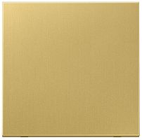 Лицевая панель Jung LS990 metal для 1-кл. выключателя латунь картинка